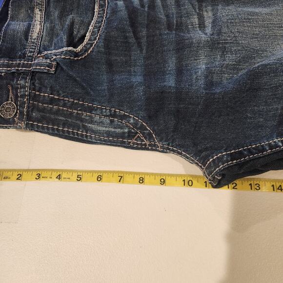 Silver Mens Indigo Medium Wash Gordie Straight Leg Relaxed Fit Jeans Size 34x32 - Picture 11 of 14